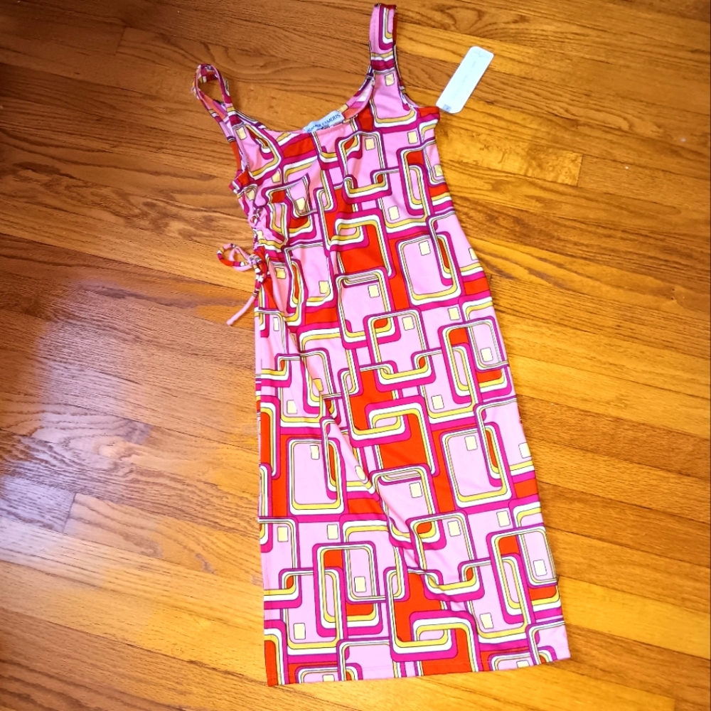 NWT Almost Famous Geometric Print Dress □ Size L